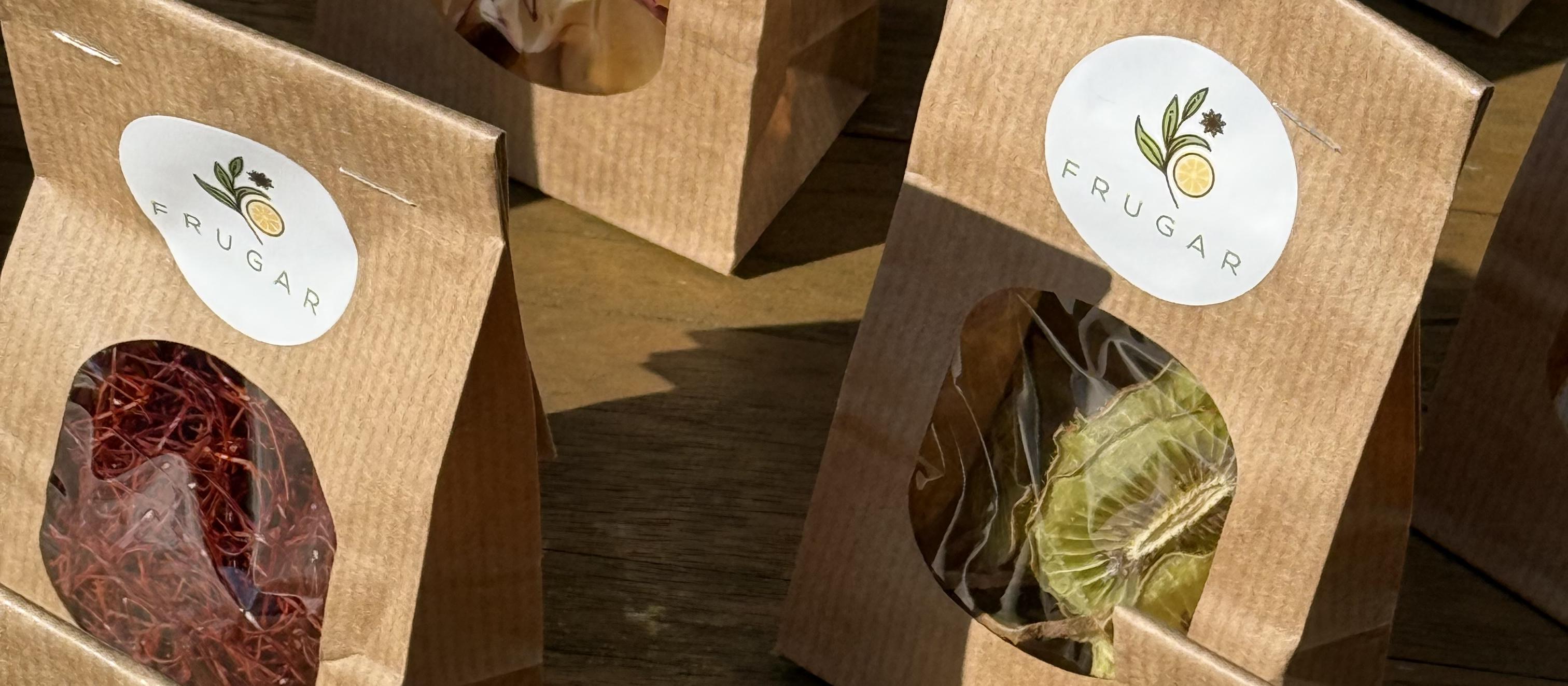 Frugar Botanicals verpakkingen